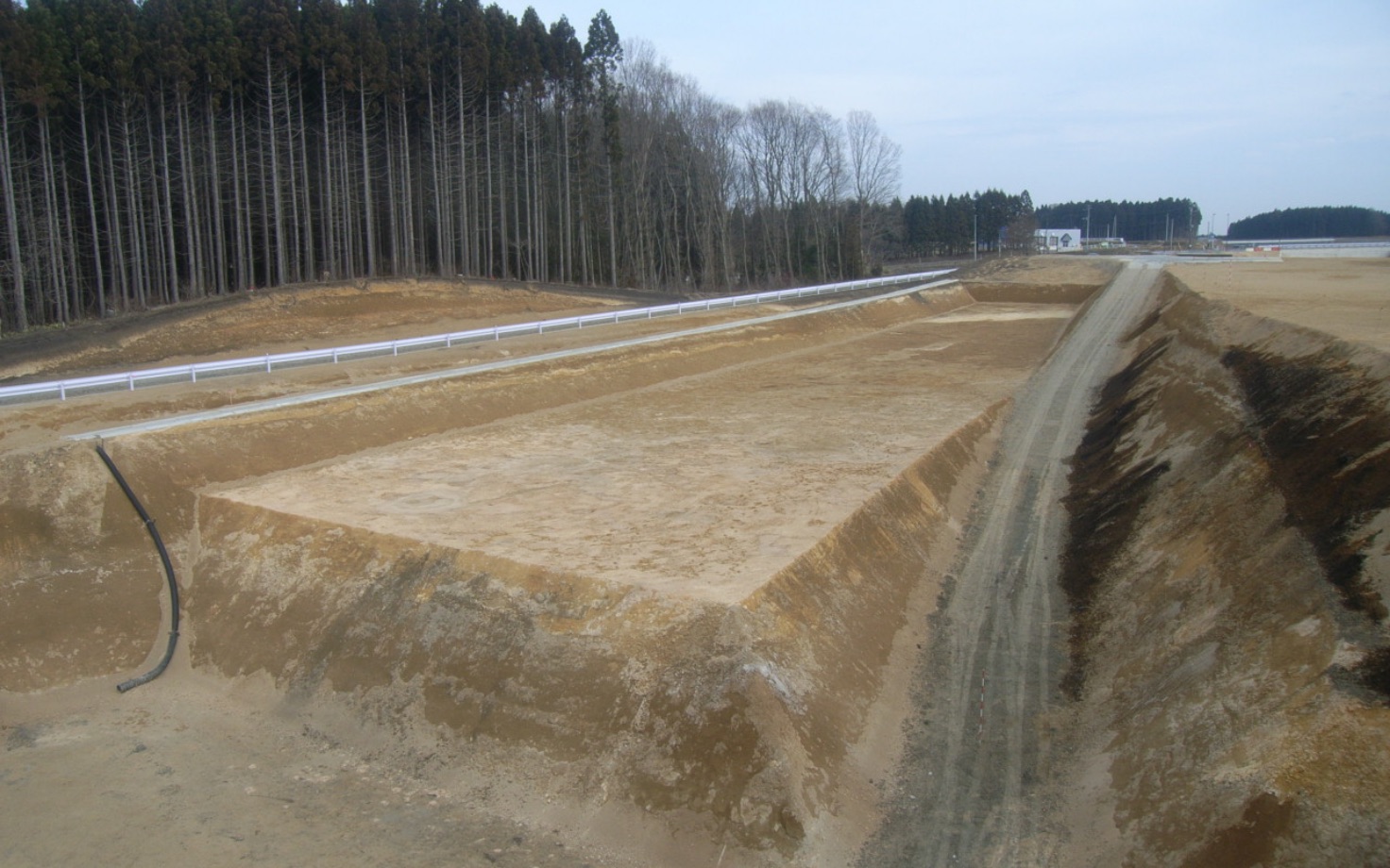 山ノ外北地区道路改良工事③