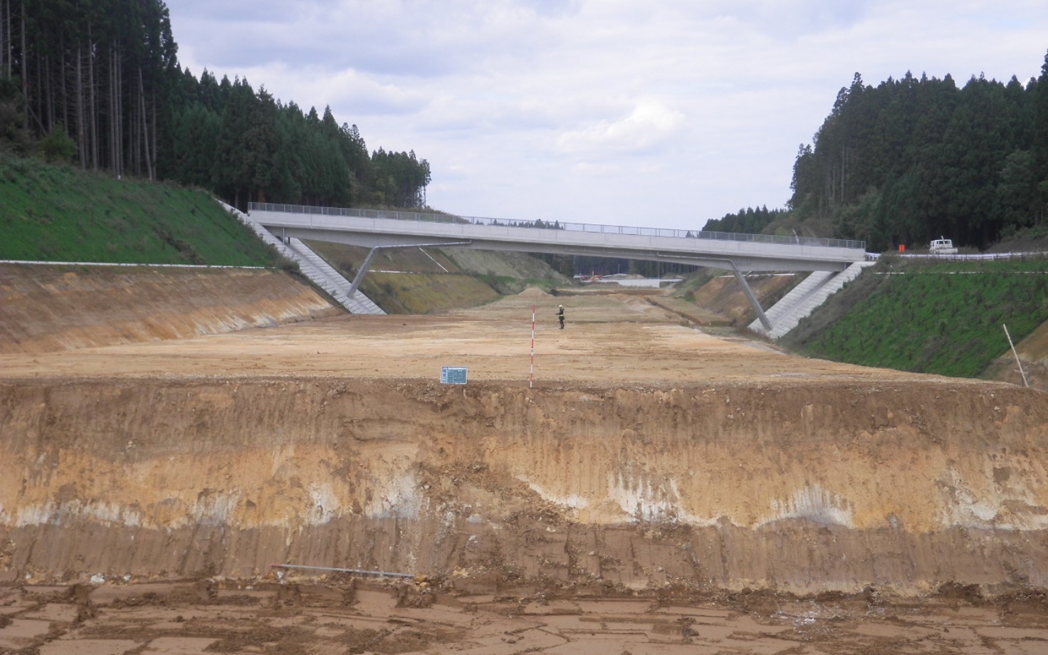 附田川目西地区道路改良工事②